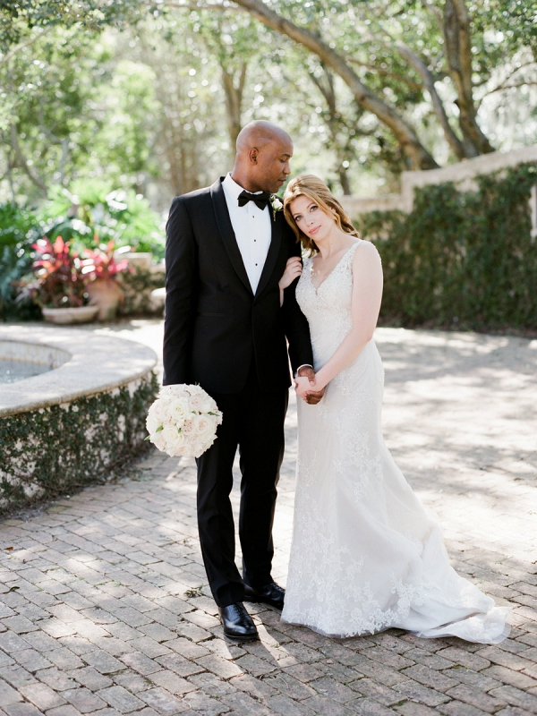 Romantic Pink and White Florida Wedding