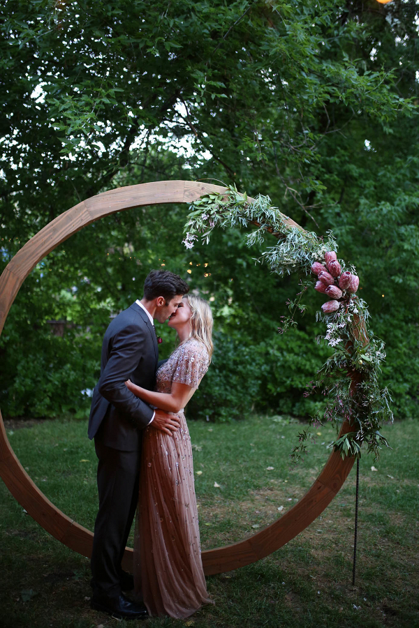 A Cozy, Rainy Wedding Day on a Farm