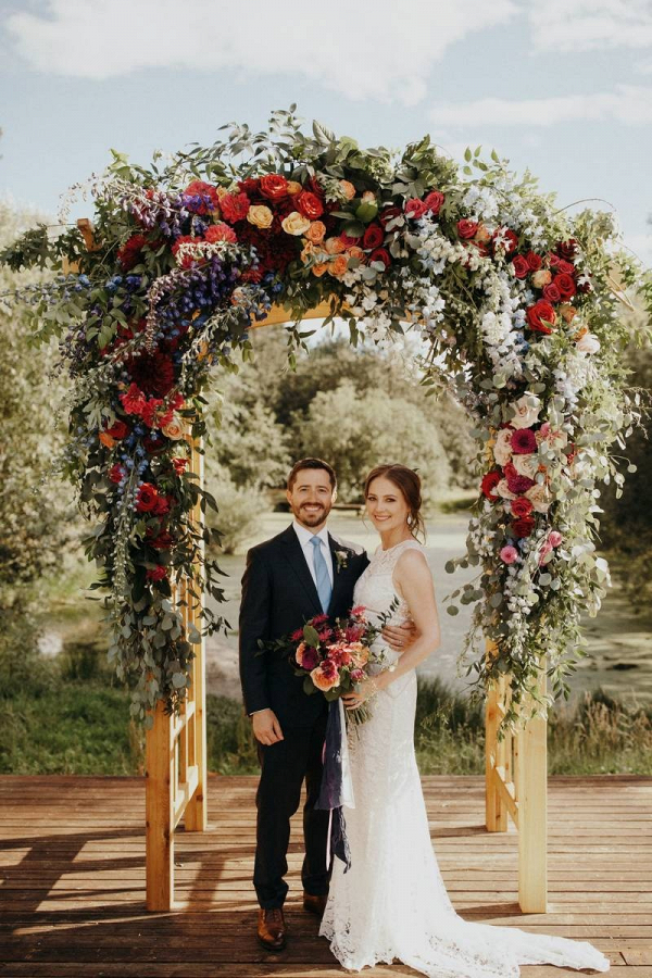 Modern Farm Wedding With A Rich Color Palette