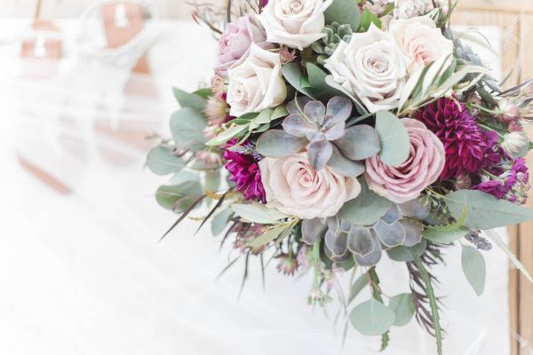 Succulents and lavender sweet southern wedding