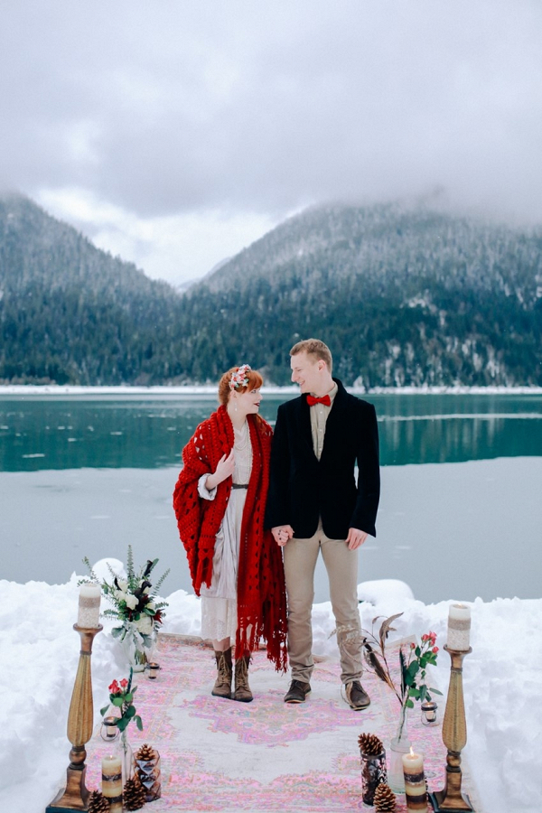 A Sweet Snowy Vow Renewal