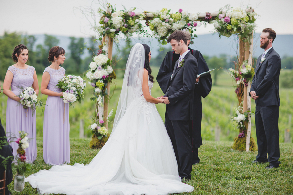 Modern Fairy Tale Winery Wedding