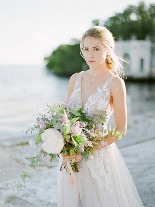 Dreamy Vizcaya Gardens Bridal Portraits