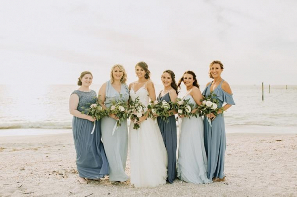 Organic Coastal Inspired Clearwater Beach Wedding