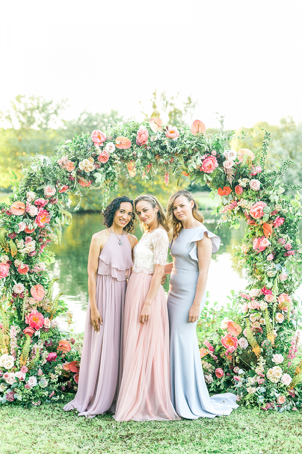 Summer Garden Wedding Filled with Flowers