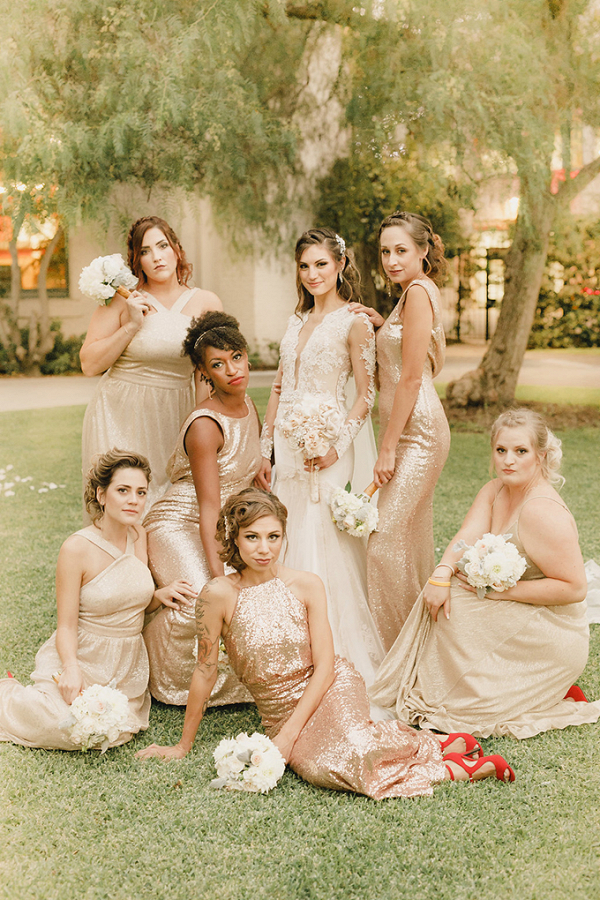 Vintage Glam California Wedding