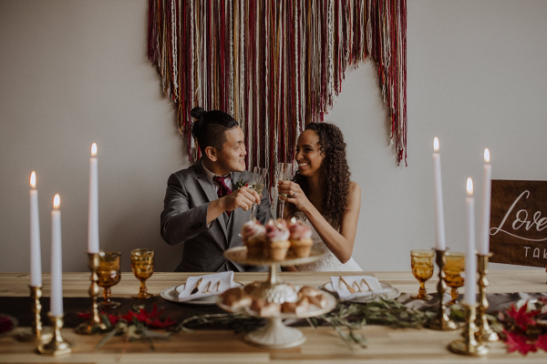 Cozy + Eclectic Fall Wedding Inspiration