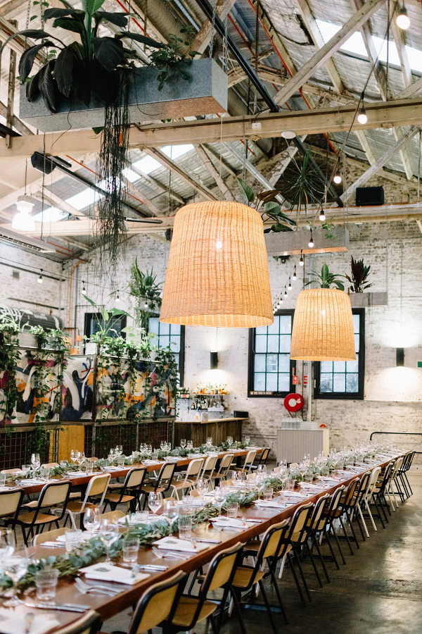 Warehouse Wedding At Three Blue Ducks