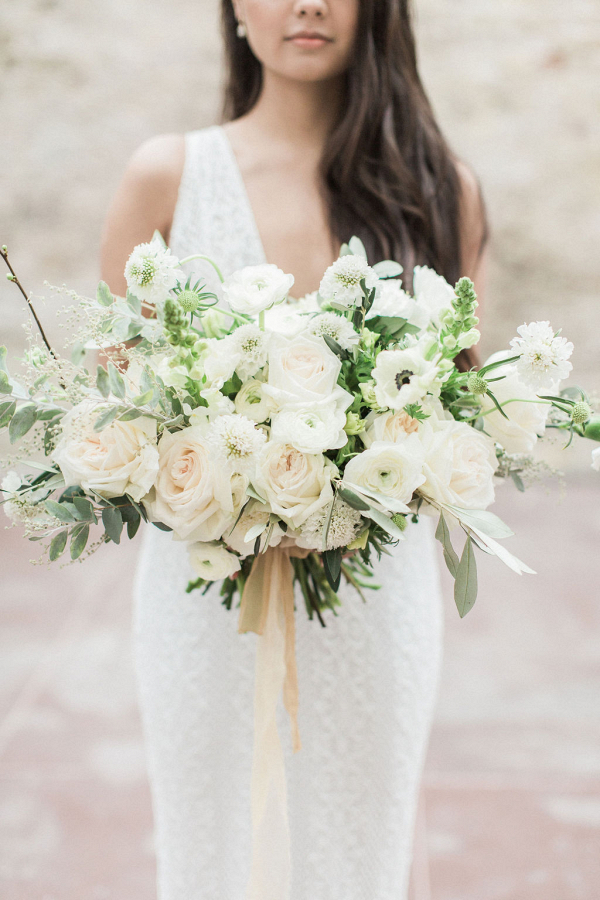 Chic Church Wedding Ceremony in the City