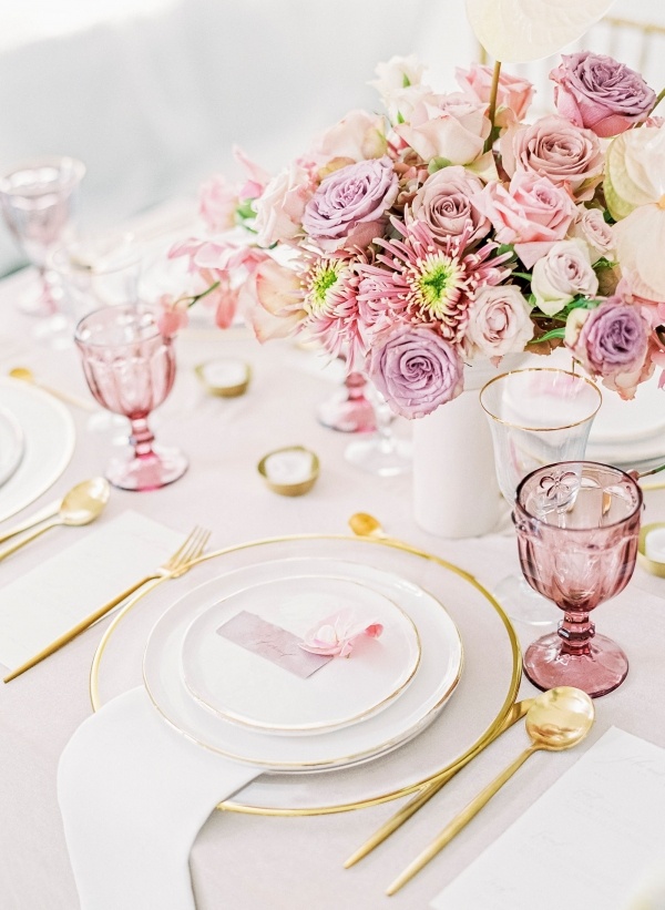 Light and Airy Mauve Bridal Inspiration