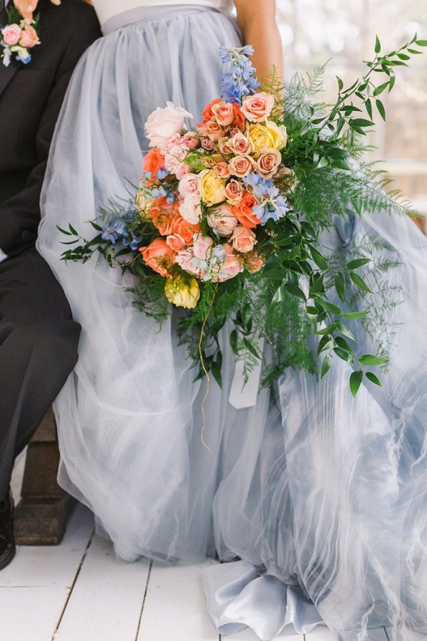 Whimsical Blue Danube Inspired Wedding Shoot