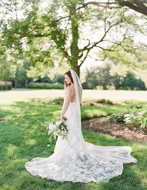 Greenery and White Flowers for an Estate Wedding