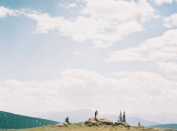 Romantic Mountain Wedding with a Tented Reception