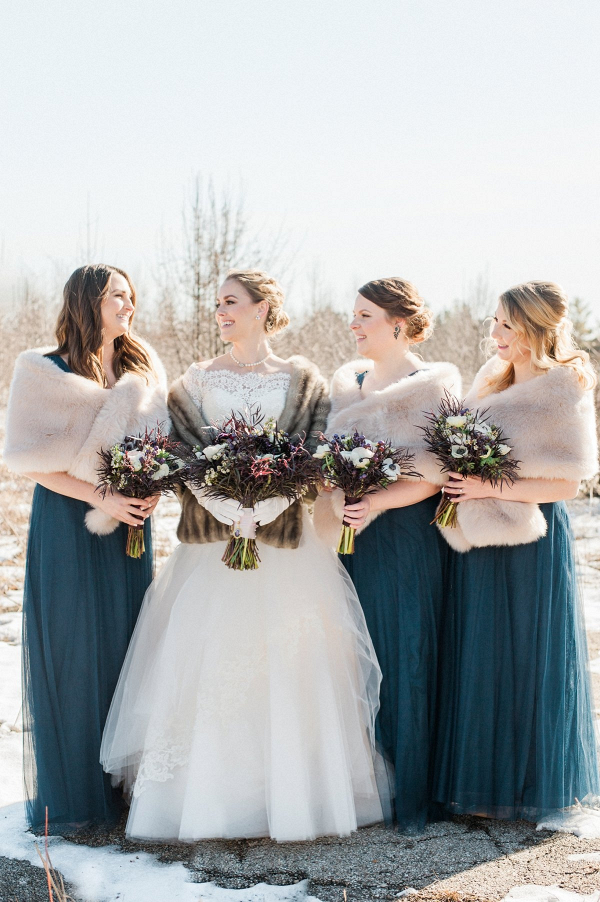 Elegant Winter Illinois Wedding