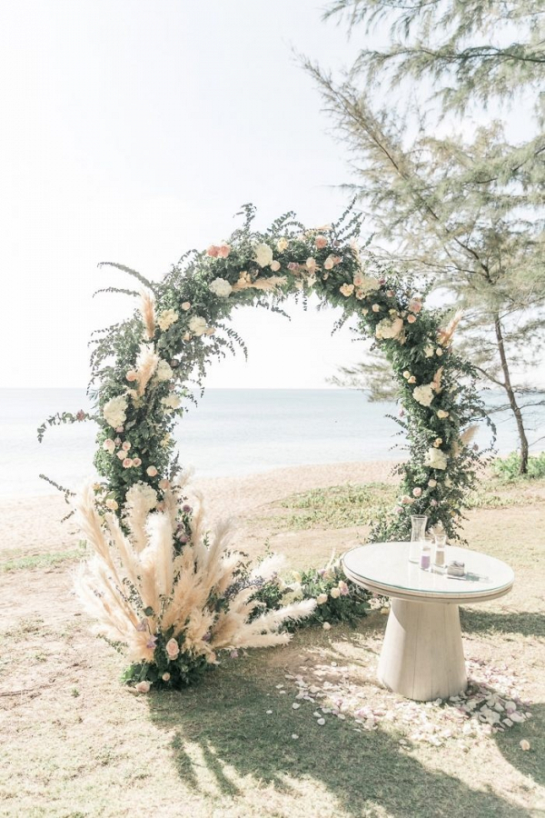 A Romantic Phuket Wedding in Pretty Pastels