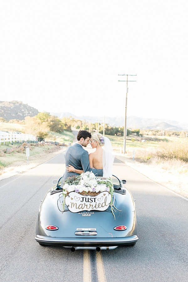 White and Lavender Farm Wedding