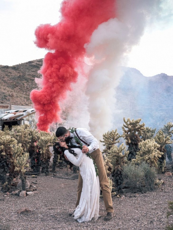 Budget Boho Desert Wedding