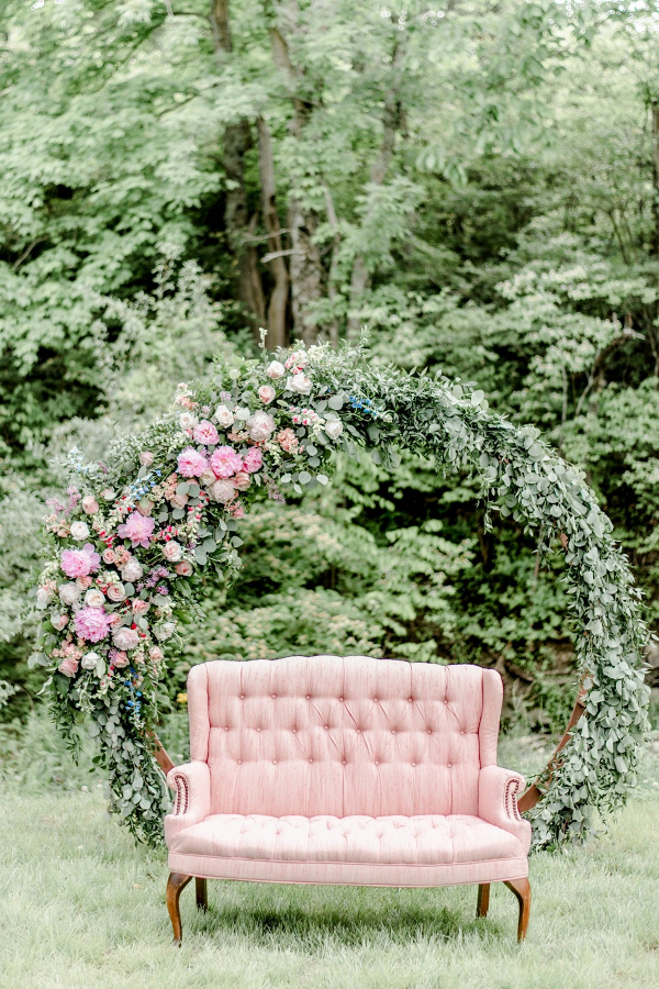 Organic Pink and Navy Wedding Ideas