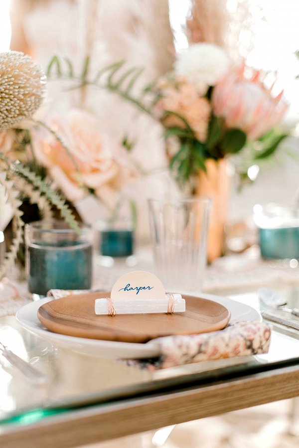 DIY Selenite Crystal Place Cards