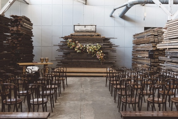 Fun-FIlled Melbourne Industrial Wedding