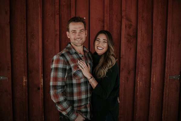 Snowy Colorado Engagement Session