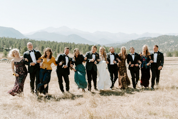 Vintage Mountain Wedding Full of Color