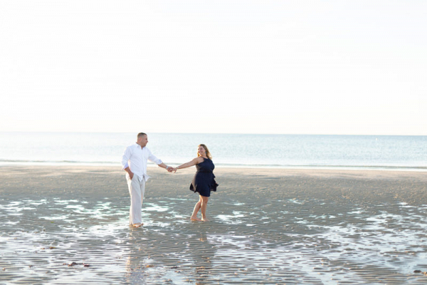 Summertime Massachusetts Beach Engagement Session