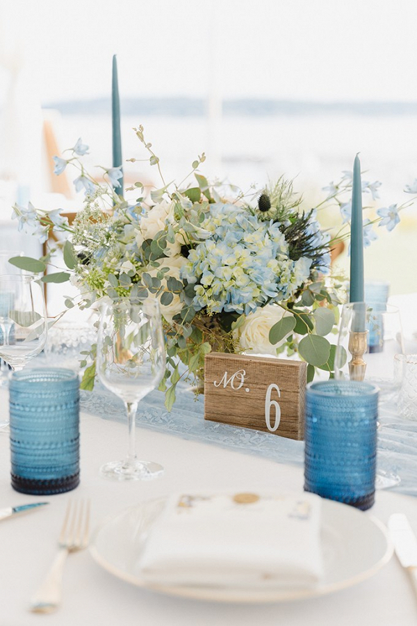 Blue Coastal DIY Wedding