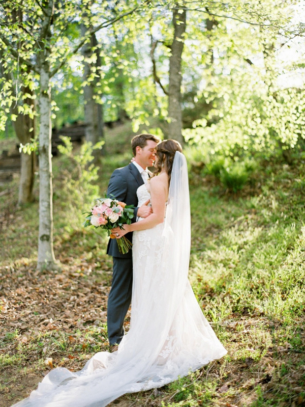 Colorful Romantic North Carolina Wedding