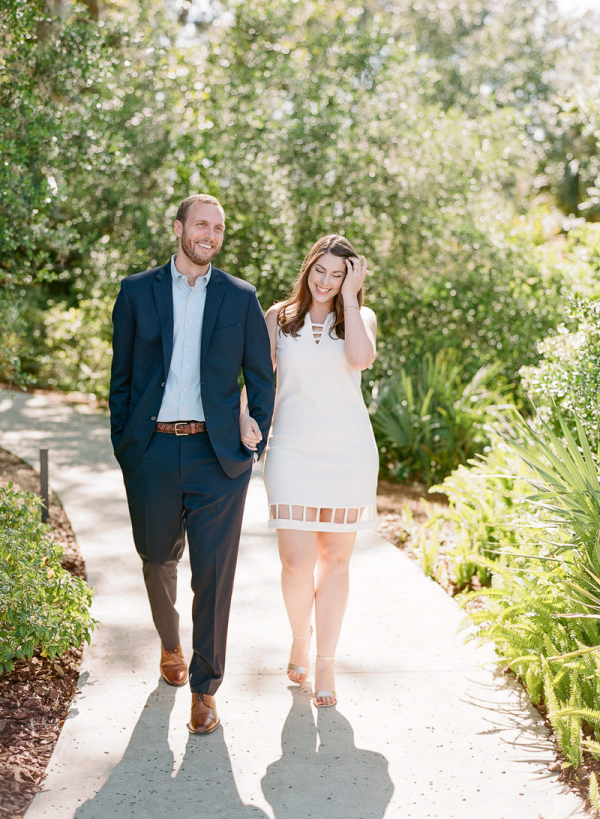 Timeless Florida Garden Engagement Session