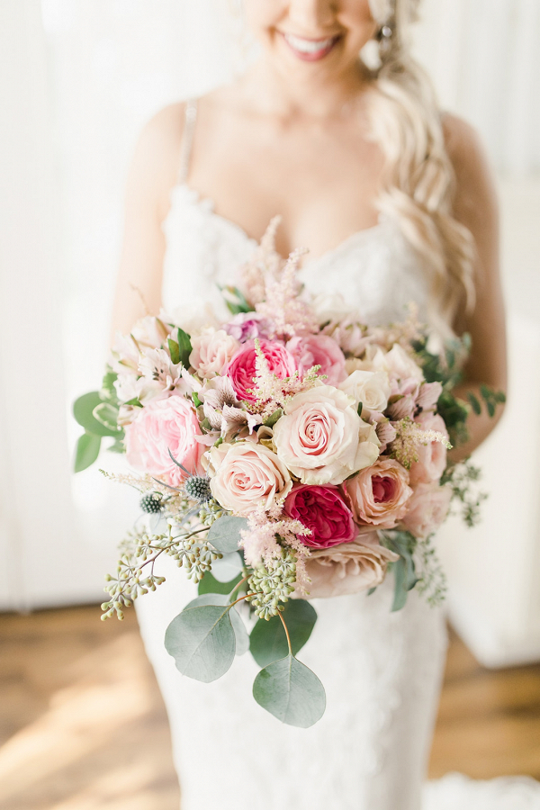 Delightful Blue & Pink Wedding at Rasberry Greene