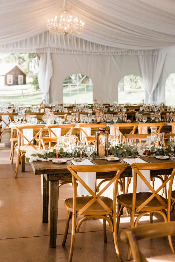 A Truly Chic Tented Wedding