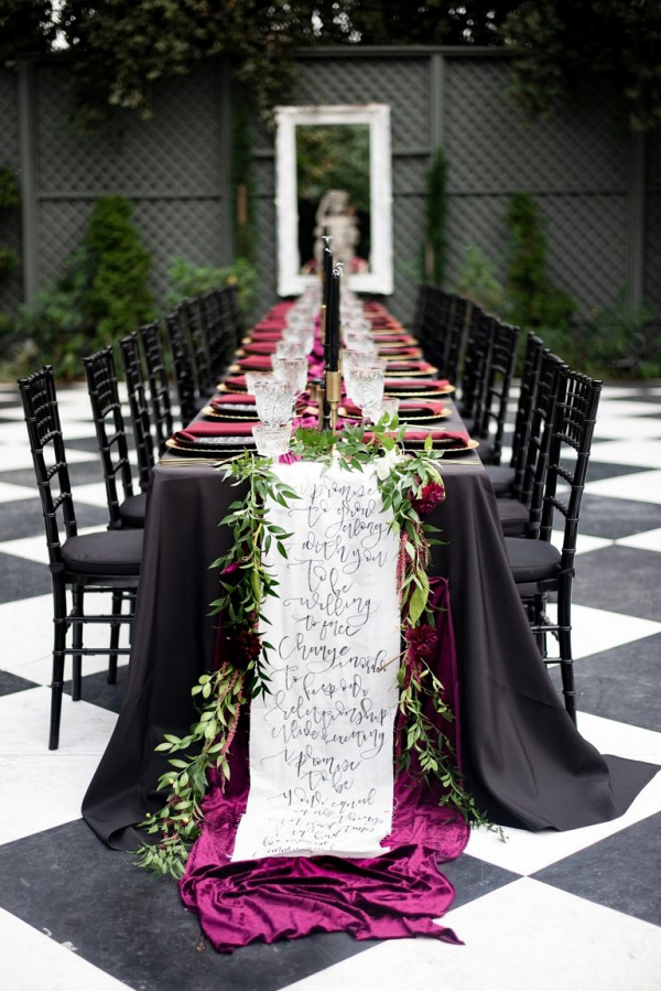 Til Death Halloween Wedding Inspiration