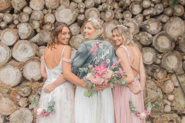 Pretty, fun boho inspired festival wedding shoot