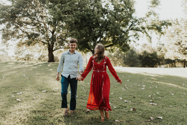 Golden Hour Engagement Session in Arkansas