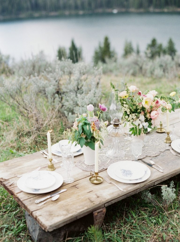 Whimsical Mountain Top Elopement Inspiration