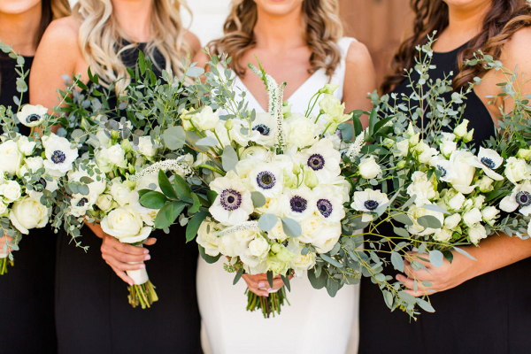 Romantic Black Iris Wedding