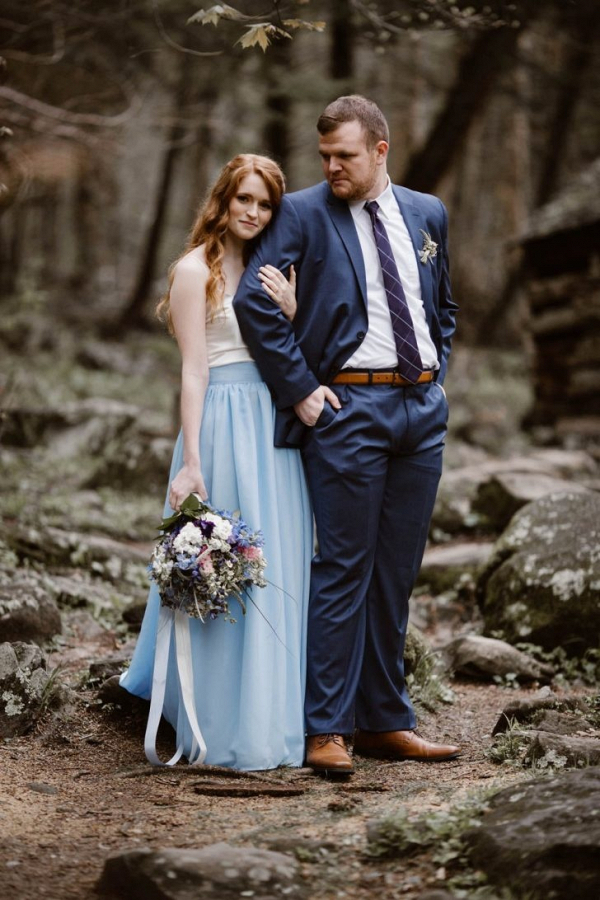 Intimate Smokie Mountains Elopement