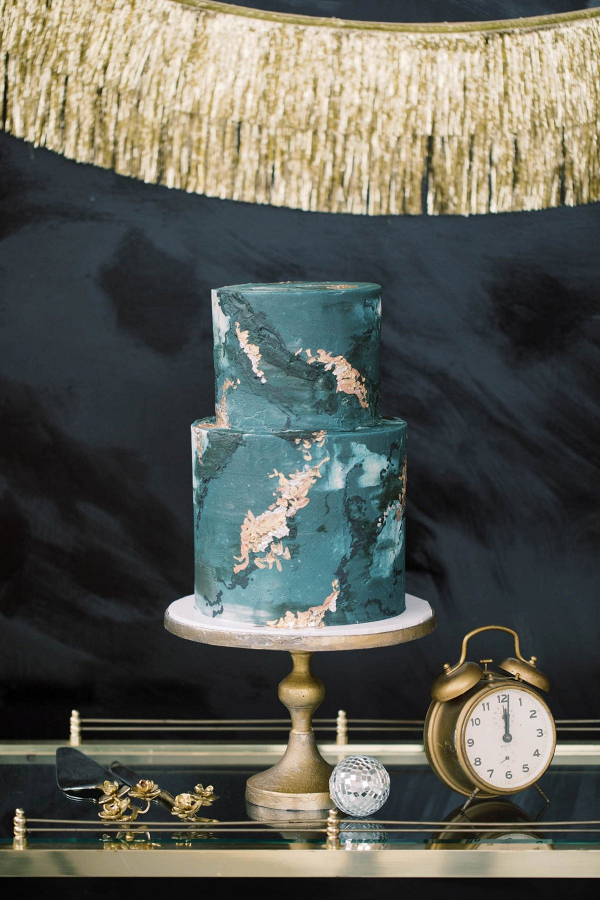 Modern Vintage New Year's Eve Wedding Inspiration