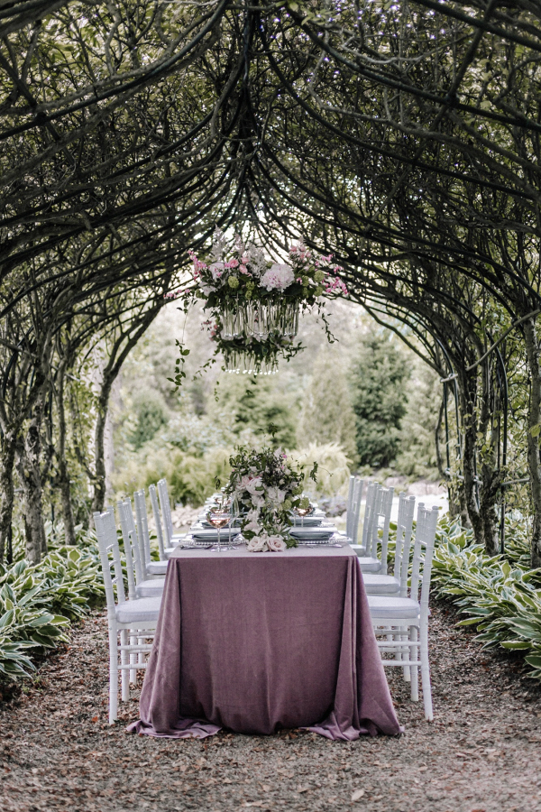 Romantic Mauve Garden Wedding Ideas