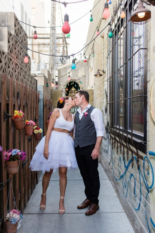 Fun and Funky Downtown Las Vegas Elopement