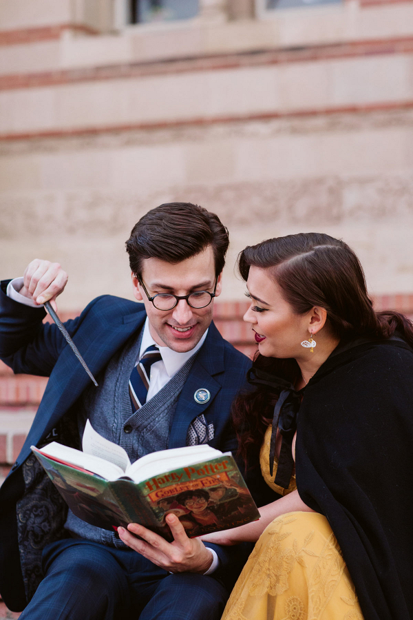 Engagement Session Inspired by Harry Potter