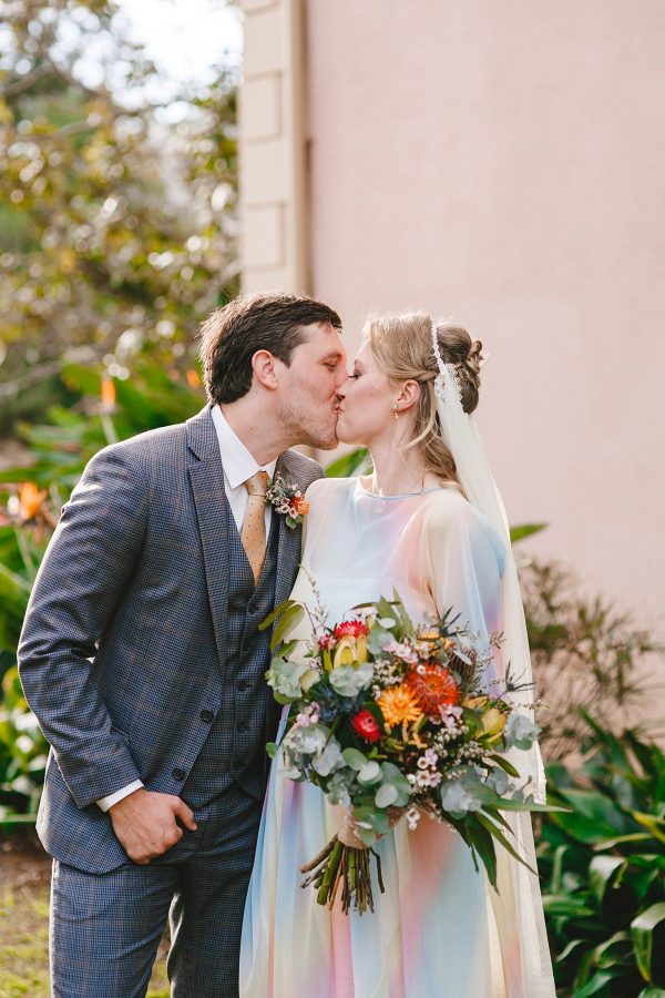 Handmade Rainbow Garden Wedding