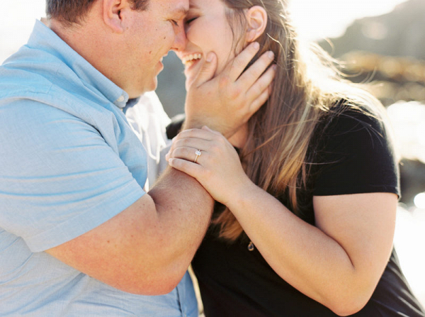 A Golden Hour Engagement Session in Monterey Bay