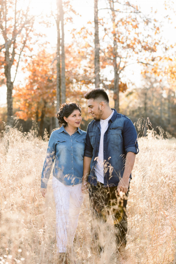 Sunset Mountain Engagement Session in Arkansas