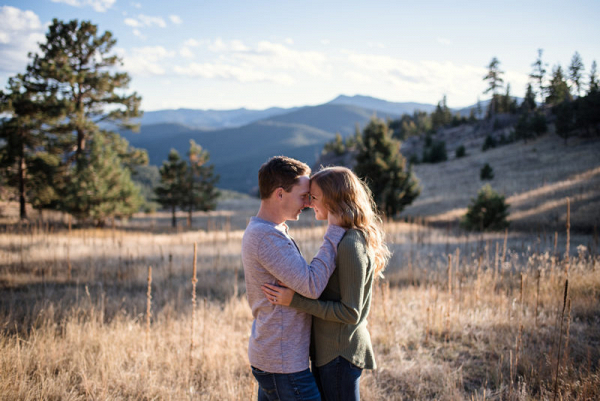 Serene Mountainside Engagement Session in Denver