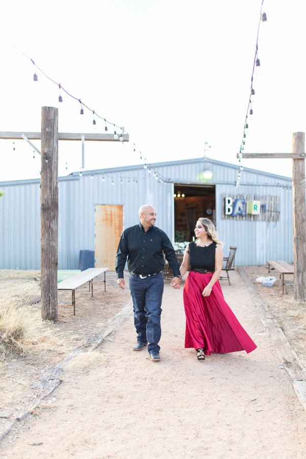 Festive Southwestern Engagement Session