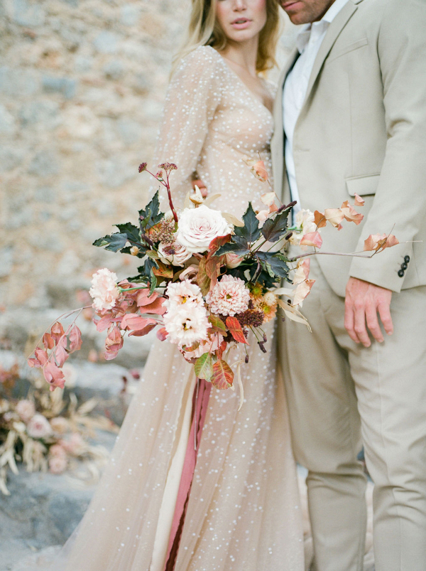 BOHEME ELOPEMENT INSPIRATION FROM MONEMVASIA