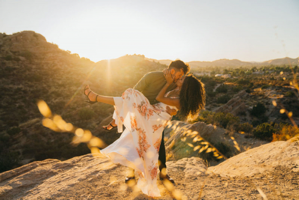 Indie Vasquez Rocks Engagement Session