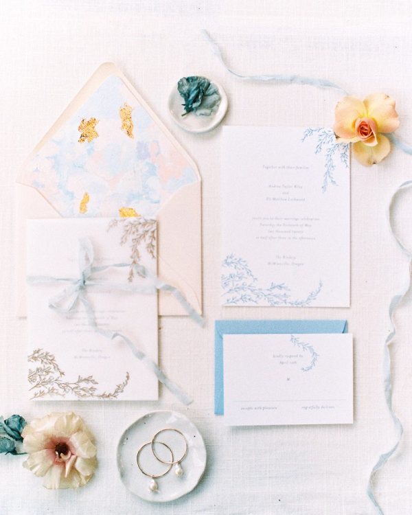 Springtime Watercolor Wedding Inspiration